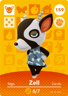 Zell amiibo Card