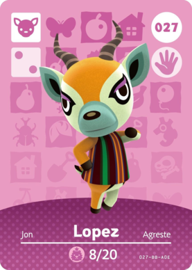 Lopez amiibo Card