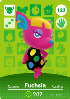 Fuchsia amiibo Card