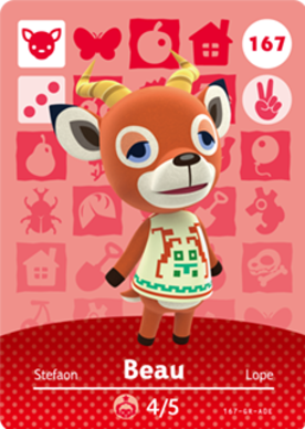 Beau amiibo Card