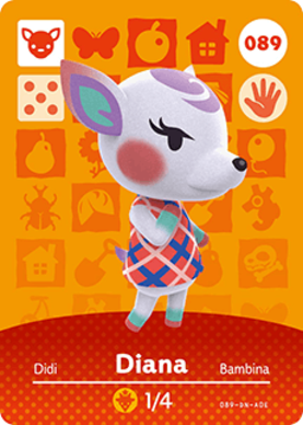 Diana amiibo Card