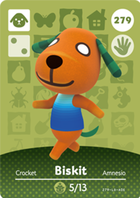 Biskit amiibo Card