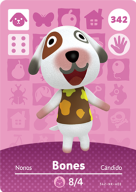 Bones amiibo Card