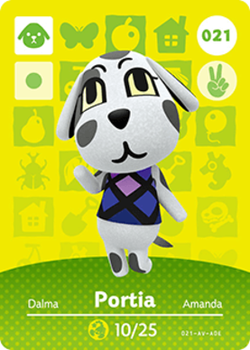 Portia amiibo Card