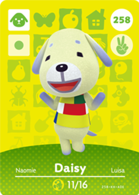 Daisy amiibo Card