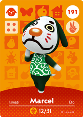 Marcel amiibo Card