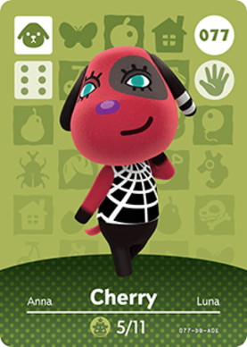 Cherry amiibo Card