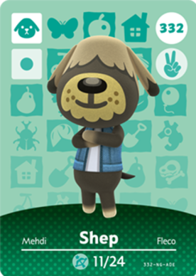 Shep amiibo Card
