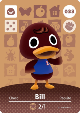 Bill amiibo Card