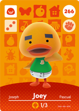 Joey amiibo Card