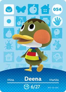 Deena amiibo Card