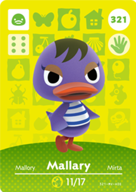 Mallary amiibo Card