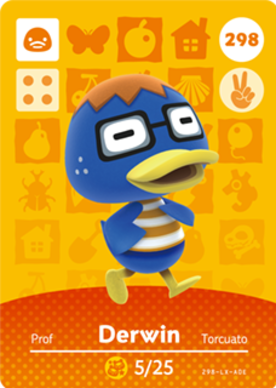 Derwin amiibo Card
