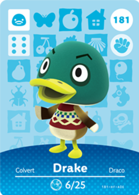 Drake amiibo Card