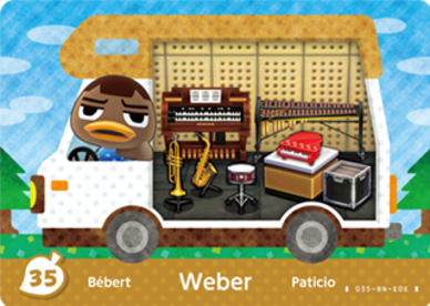 Weber amiibo Card