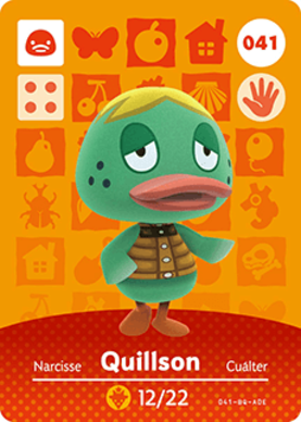 Quillson amiibo Card