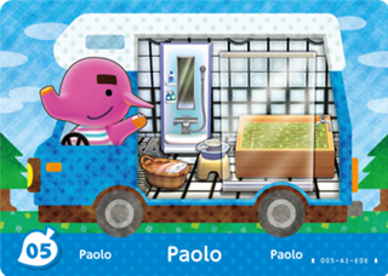 Paolo amiibo Card