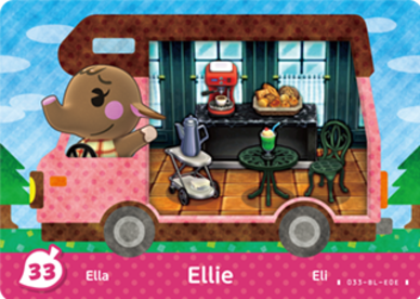 Ellie amiibo Card