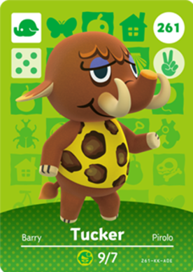 Tucker amiibo Card