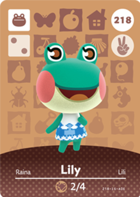 Lily amiibo Card