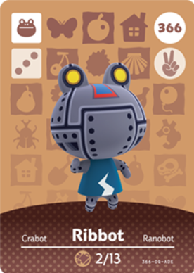Ribbot amiibo Card
