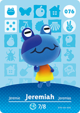 Jeremiah amiibo Card