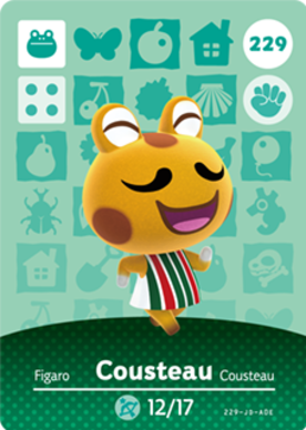 Cousteau amiibo Card