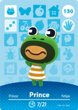 Prince amiibo Card