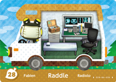 Raddle amiibo Card