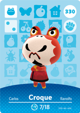 Croque amiibo Card