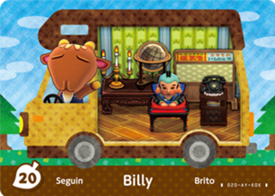 Billy amiibo Card
