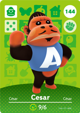Cesar amiibo Card