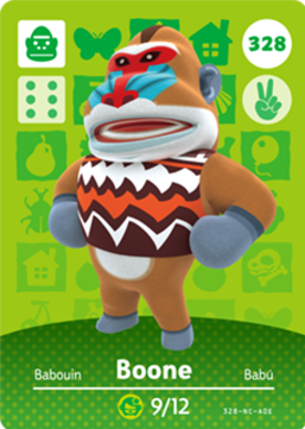 Boone amiibo Card