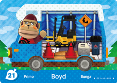 Boyd amiibo Card