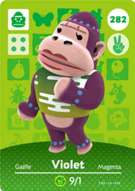 Violet amiibo Card