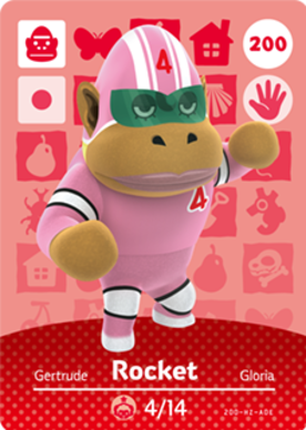 Rocket amiibo Card