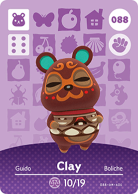 Clay amiibo Card