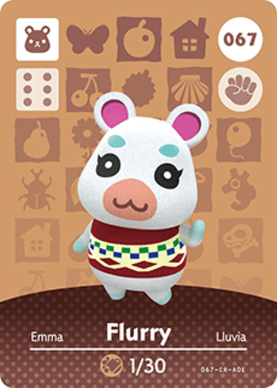 Flurry amiibo Card