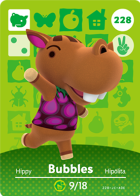 Bubbles amiibo Card
