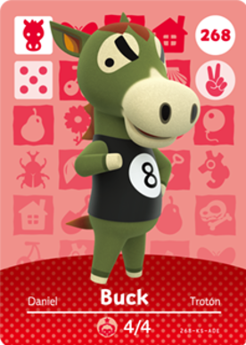 Buck amiibo Card