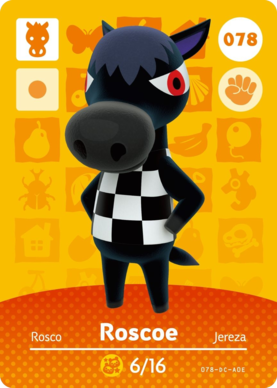 Rosco amiibo Card