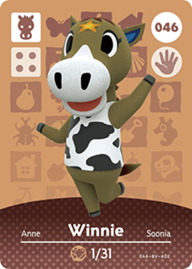 Winnie amiibo Card