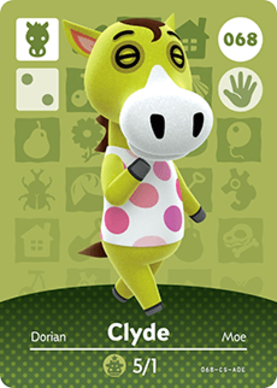 Clyde amiibo Card