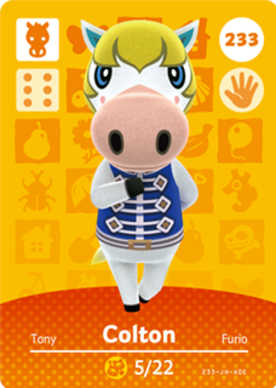 Colton amiibo Card