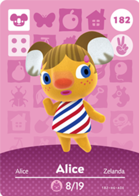 Alice amiibo Card