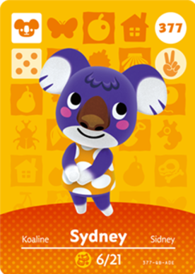 Sydney amiibo Card