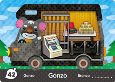 Gonzo amiibo Card