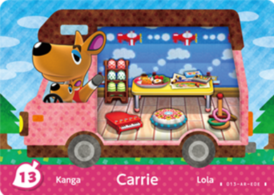 Carrie amiibo Card
