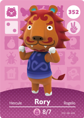 Rory amiibo Card