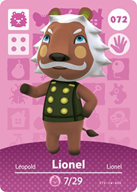Lionel amiibo Card